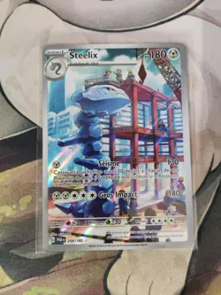 🔥Carte Pokemon Steelix 208/182 AR Faille Paradoxe EV4 FR NEUF - Image 1