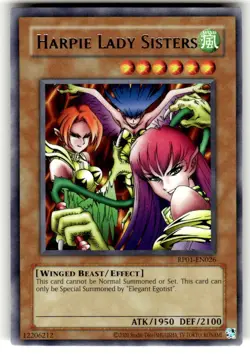 YuGiOh! Harpy Lady Sisters Retro Pack RP01-EN026 Rare NM Reprint - Image 1