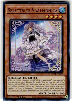 Yugioh Selettrice Vaalmonica LEDE-EN022 Ultra Rare 1st Ed NM - Image 1