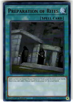 Yugioh Preparation of Rites (UR) RA02-EN056 Ultra Rare NM - Image 1