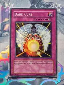 GX05-EN002 Dark Cure Super Rare Unlimited Edition Lightly Played! YuGiOh TCG - Image 1