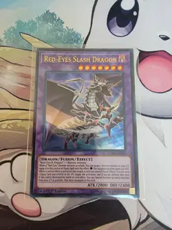 Yugioh ultra rare red-eyes slash dragon LEDU-EN003 - Image 1