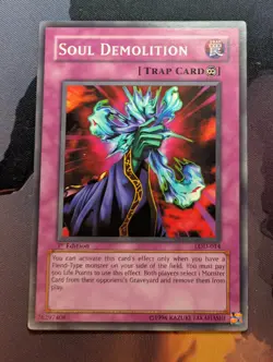 Soul Demolition - LOD-014 - Common - 1st Edition - YuGiOh - VLP - Image 1