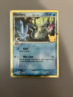 Pokemon Mimikyu TCG Delta Species Black Star Promo Holo Card SWSH136 NM/MT - Image 2