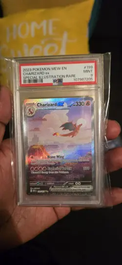 Pokemon Lot Of 8 Raw Cards and PSA 9 151 Charizard ex (SIR, IRs, UR and Promo) - Image 2