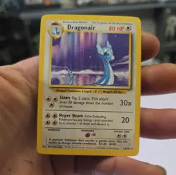 Dragonair 18/102 base set non Holo Rare Pokemon card - Image 1