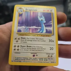 Dragonair 18/102 base set non Holo Rare Pokemon card - Image 2