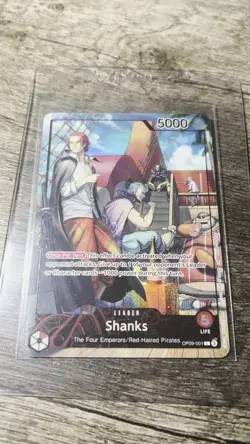 One Piece Shanks OP09-001 Exclusive PSA Magazine Promo Card - Image 2