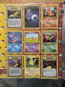 Huge Pokemon Collection Binder Vintage Card Lot 180 Cards - Image 3