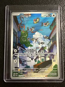 Pokemon TCG Chatot Full Art Holo Card 181/162 Temporal Forces - Image 1