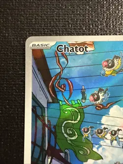 Pokemon TCG Chatot Full Art Holo Card 181/162 Temporal Forces - Image 3