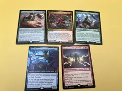 Spider-Man MTG Rare Villain Card Lot. Electro. Borderless Lady Octopus. Non Foil - Image 1
