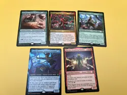 Spider-Man MTG Rare Villain Card Lot. Electro. Borderless Lady Octopus. Non Foil - Image 2