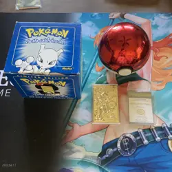 Mewtwo - Pokemon 23k Gold Plated Trading Card Burger King Promo 1999 Nintendo - Image 1