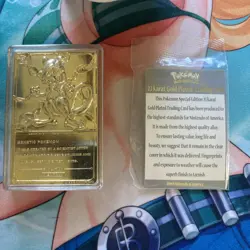 Mewtwo - Pokemon 23k Gold Plated Trading Card Burger King Promo 1999 Nintendo - Image 3