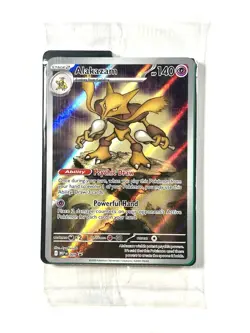 Alakazam MEP 009 Mega Evolution Sealed Pokemon Black Star Promo Card w/Dividers - Image 2