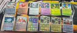 Pokemon Black Bolt And White Flare Pokeball Stamped Card Lot- 12 - Image 1
