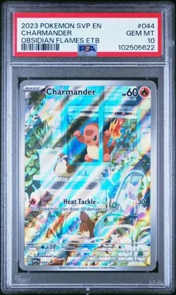 Charmander #44 Black Star Promo Pokemon Card - PSA 10 GEM MINT - Obsidian Flames - Image 1