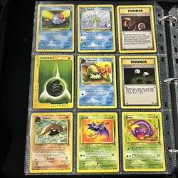 Pokemon Collection Vintage Wizards Of The Coast - Lot Of Cards - Binder Pages - Image 4