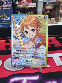 Nami (041) (Alternate Art) OP11-041 A Fist of Divine Speed One Piece Foil Card - Image 1
