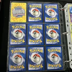 Pokemon Collection Vintage WoTC & PSA Lugia 100x Holos Binder Page Cards Lot - Image 5