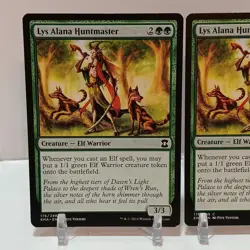 Magic The Gathering Lys Alana Huntmaster 176/249 LP Lot Of 2 Eternal Masters - Image 2