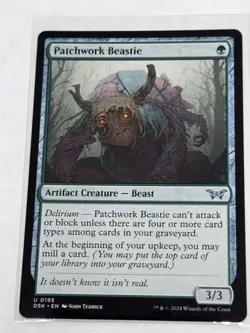 Patchwork Beastie Duskmourn: House of Horror #195 - Image 1