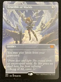 Crucible of Worlds (Borderless) Double Masters 2022 Regular NM - Image 1