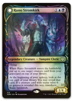 Runo Stromkirk (Showcase) (316) #316 (Foil) (NM) Crimson Vow VOW Magic MTG - Image 1