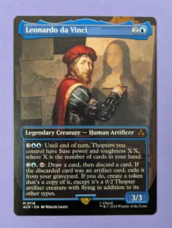 MTG Magic: Assassin's Creed: Leonardo da Vinci Borderless #0118 Mythic - NM - Image 1