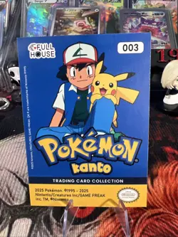 2025 Pokemon Full House Kanto #003 Venusaur Holo Blue Foil - Image 2