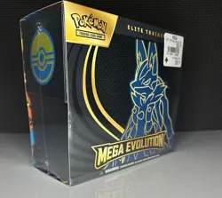Pokemon TCG Mega Evolution Lucario Elite Trainer Box ETB NEW FACTORY SEALED - Image 1