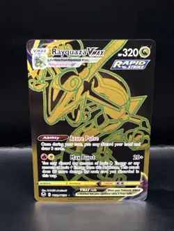 Pokemon TCG Rayquaza VMAX TG29/TG30 Silver Tempest Holo Gold Secret Rare A - Image 2