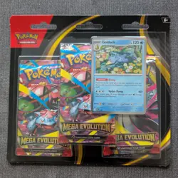 Pokemon TCG - Mega Evolution Triple Blister Pack - Golduck (Brand New/Sealed) - Image 1