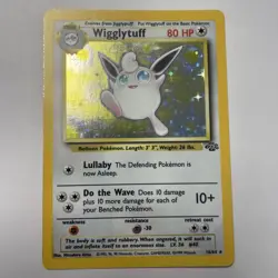 Wigglytuff 16/64 Holo Rare Pokemon 1999 Jungle - NM/LP - Image 1