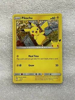 McDonalds Pokemon 25th Anniversary - Holo - Pikachu 25/25 - Image 1