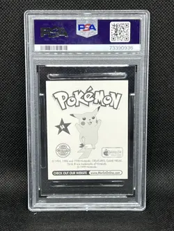 PSA 10 GEM MINT 1999 Merlin Pokemon #S4 Blastoise-Prism Sticker - Image 2