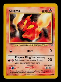 Slugma 53/64 - LP - Neo Revelation, WOTC Pokemon - Image 1