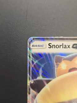 Pokemon Snorlax GX #SM05 Sm Holo Black Star Promo Full Art TCG LP- - Image 5