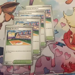 Lively Stadium 180/191 Uncommon Surging Sparks Pokemon TCG Playset 4x - Image 1