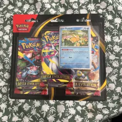 Pokemon TCG: Mega Evolution 3-Booster Blister (X1 RANDOM) - IN HAND SHIPS TODAY - Image 1
