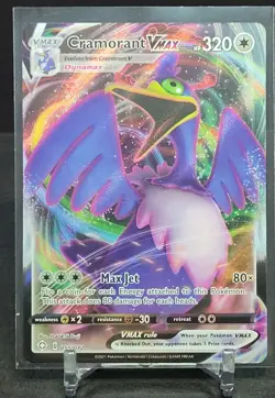2021 Pokemon Sword & Shield Shining Fates #55 Cramorant Vmax - Image 1