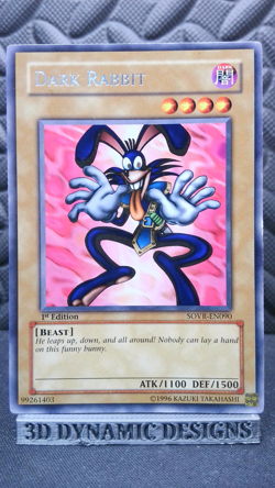 | Yugioh Dark Rabbit SOVR-EN090 1st Edition Rare Stardust Overdrive NM 🔥 | - Image 1