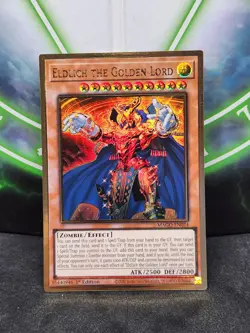 Yugioh Eldlich the Golden Lord MAGO-EN024 Premium Gold Rare 1st Edition NM - Image 1