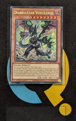 ALIN-EN011 Diabellstar Vengeance Secret Rare 1st Edition YuGiOh - Image 1