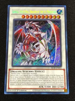 Yugioh Lancea, Ancestral Dragon of The Ice Mountain BLTR-EN005 1st Secret (NM) - Image 1