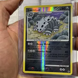 LAIRON 44/111 REVERSE HOLO RISING RIVALS POKEMON TCG LP+ NINTENDO UNCOMMON CARD - Image 1