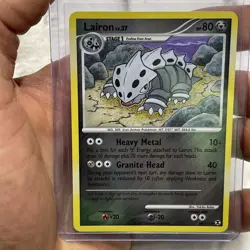 LAIRON 44/111 REVERSE HOLO RISING RIVALS POKEMON TCG LP+ NINTENDO UNCOMMON CARD - Image 2