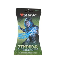 NIP MAGIC The Gathering ZENDIKAR RISING 15 Card Draft Booster Packs Sealed - Image 1