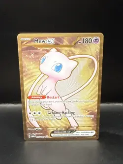 Pokemon TCG Mew EX Metal Gold NM 205/165 Scarlet & Violet 151 Promo Card D - Image 2